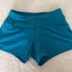 Blue size 2 lulu lemon shorts